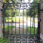 Courtyard Gate With Arbor