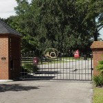 Custom Top Gate With Spears And French Horn