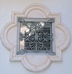 Decorative Iron Window Grille