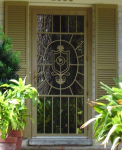 Family Crest Security Door