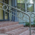 Pipe And Circle Stair Railing